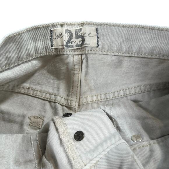 Free People Women's Lasso White Denim Shorts Size 25 $78 - Picture 9 of 10